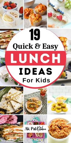 Quick lunches for kids are delicious and perfect for school lunches! These kid lunch ideas for school are perfect for school and at-home lunches. Quick Lunches For Kids, Kid Lunch Ideas, Homemade School Lunches, Lunch Ideas For School, Lunches For Kids, Quick Easy Lunch, Lunch Ideas For Kids, Healthy Lunches For Work