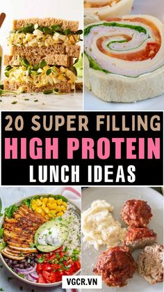 20 super filling high protein lunch ideas