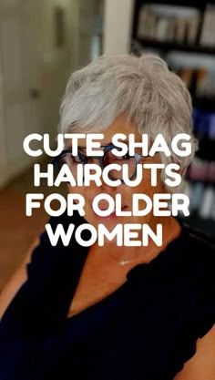 Older Woman Curly Hair, Short Shag Haircuts, Shaggy Haircuts, Shag Haircuts, Short Shag, Growing Out Short Hair Styles, Short Choppy Hair