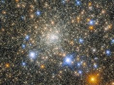 the star cluster is shown in this image from nasa's hubble telescopes