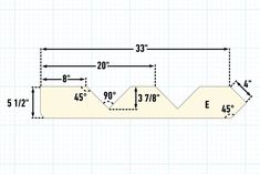 a diagram showing the height of a wall and how to measure it with measurements for each section