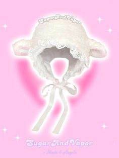 ଘ(๑˃̵ᴗ˂̵)━☆ﾟ.*･｡ﾟ Lamb Hat, Plush Hat, Cute Lamb, Ear Design, Sweet Lolita, J Fashion, Harajuku Fashion, Lolita Fashion, Egift Card