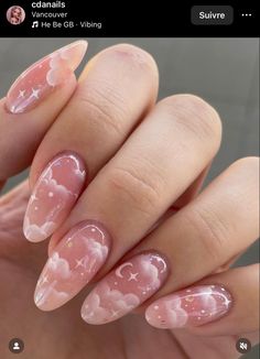 Sky Nails, Cute Simple Nails, Easy Nails, Really Cute Nails, Nailed It