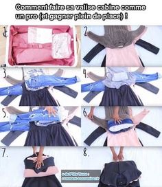 the instructions for how to make a dress out of old jeans and other clothing items