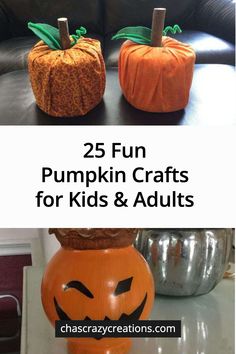 25 Fun Pumpkin Crafts for Kids & Adults Fun Pumpkins, Creative Pumpkins, Crafts To Make And Sell, Outdoor Parties, Easy Pumpkin, Painted Pumpkins