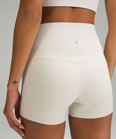 When Feeling Nothing Is Everything. The Lululemon Align Collection, Powered By Nulu Fabric, Is So Weightless And Buttery Soft, All You Feel Is Your Practice. Designed For Yoga. Wear This Light Colour With Confidence. Our White And Light Colours Are Lined For Coverage. The Second Layer Of Fabric Adds A Slightly Thicker Feel. Hidden Waistband Pocket Fits A Card Or A Key, And Wont Get In Your Way. This Collections Great For Low-Impact Workouts Like Yoga, Or Whenever You Want To Feel Really, Really Lululemon Outfits, Michelle Yeoh, Shorts Lululemon, Workout Fits, Workout Sets, Lululemon Shorts, Lululemon Align, Cute Everyday Outfits, High Rise Shorts