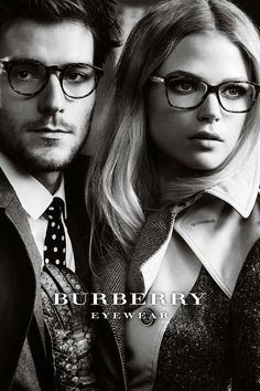 The Burberry Eyewear campaign for Autumn/Winter 2012 Gabriella Wilde, Lawyer Fashion, Burberry Eyewear, Burberry Glasses, Luxury Eyewear, Vintage Eyewear, Designer Eyeglasses