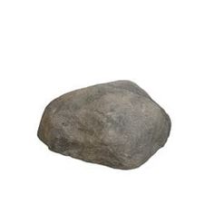 a rock sitting on top of a white surface