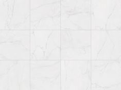 a white marble tile wall with multiple squares