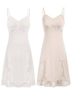 PRICES MAY VARY. Nights for Women: Back adjustable straps for the perfect fit, Delicate lace trim detail at the neckline and bottom hem for an elegant touch; Sexy and Cute Chemise Sleepwear for You Soft & Comfy Material: fabric feels ultra-comfy, super breathable and lightweight; comfortable and stretchy Perfect Gift: Great for your mom, lover, friends bridesmaid, Honeymoon, Christmas, New Year, Wedding Night, Valentine's day and every special night; Belle Poque is a must-have in every women's w Slip Dress Vintage, Nightgown For Women, New Year Wedding, Dress Extender, Vintage Slip Dress, Vintage Nightgown, Lace Slip Dress, Nightgowns For Women, Lace Slip