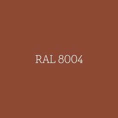 the word rai 8004 on a brown background