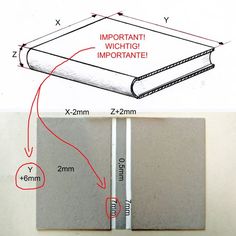 the diagram shows how to measure an object with different heights and widths for each piece