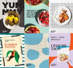 four books about food and drink are shown in this collage with the title'yummy taco '