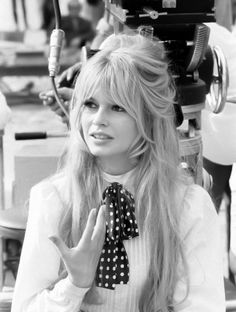 Bridget Bardot Hair, Bardot Hair, Bridgette Bardot, Bridget Bardot, Hair Color Auburn, Bohemian Hairstyles, Priscilla Presley, Model Inspo, Half Up Hair