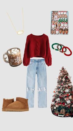 Company Christmas Party Outfit Casual, Christmas Eve Outfits For Teens, Company Christmas Party Outfit, Christmas Party Outfit Casual, Outfits Layout, Christmas Fashion Outfits, Christmas Eve Outfit, Company Christmas Party, Cute Christmas Outfits