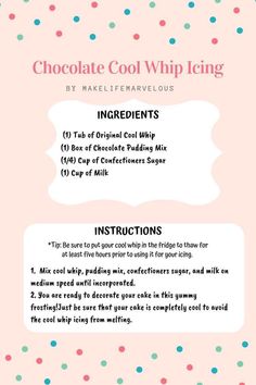 chocolate ice cream recipe with instructions on how to make it and what to use it