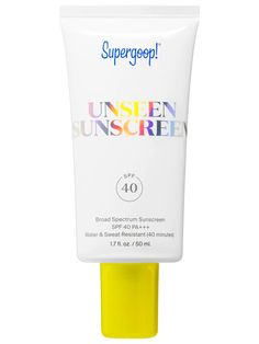 Unseen Sunscreen, Good Sunscreen For Face, Best Spf, Safe Sunscreen, Daily Sunscreen, Physical Sunscreen, Best Skincare Products, Moisturizer With Spf, Broad Spectrum Sunscreen