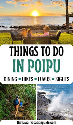 things to do in poipu during hikes, luau's sights