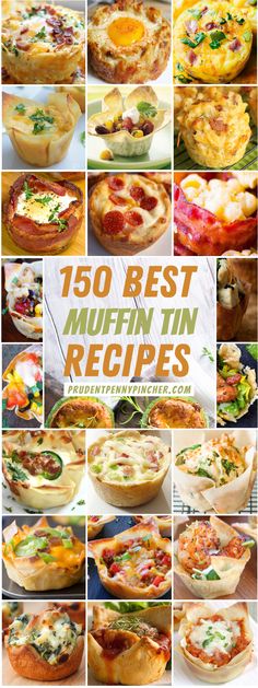 many different types of pies with the words best muffin in recipes