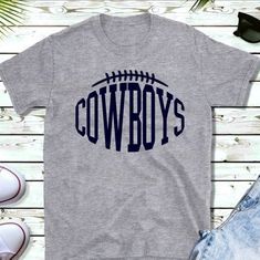 Comes On A 100% Gildan Cotton Unisex In White, Black Or Gray. Cute Shirt To Add To Your T-Shirt Collection. Message Me For "White" Tee. Thank You! Dallas Cowboys Shirts For Women, Tommy Shirt, Alabama T Shirts, Dallas Cowboys Shirts, Texas Shirts, Festival T Shirts, Cowboys Shirt, Halloween Sweater, Racing Shirts