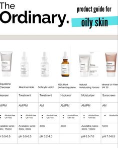 Ordinary skin care routine Ordinary Skin Care Routine, The Ordinary For Dry Skin, Skincare Ordinary, The Ordinary Skincare Guide, Facecare Skincare, Face Care Products, Oily Acne Prone Skin, The Ordinary Skincare Routine, Skincare Guide