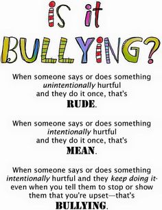 Is it bullying? Or rude? Or mean? Freetime Activities, Guidance Counseling, Classroom Behavior, School Psychology, Character Education