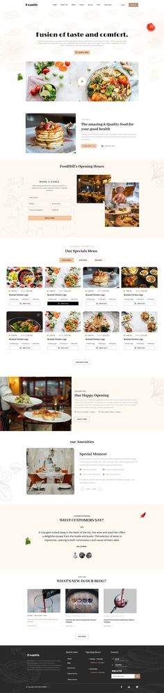 Luxurious bar and restaurant website design by KRANTIC, featuring a sleek layout and stunning visuals to showcase an exquisite menu.