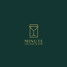 the logo for minute lounge and bar