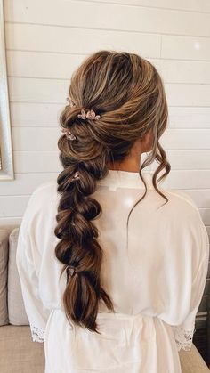 Cute Prom Hairstyles, Wedding Braids, Braided Prom Hair, Dance Hairstyles, Long Hair Wedding Styles, Prom Hairstyles For Long Hair, Wedding Hair Inspiration