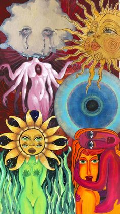 😘🫶🏻 Psychadelic Art, Theme Nature, Wow Art, Trippy Art, Ethereal Art, Hippie Art, Art Inspiration Painting, Weird Art, Sketchbook Art Inspiration