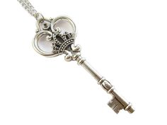 PRICES MAY VARY. crown key necklace skeleton simple necklace key necklace everyday necklace Skeleton Necklace, Skeleton Key Necklace, Crown Necklace, Necklace Antique, Buy Necklace, Skeleton Key, Key Necklace, Everyday Necklace, Necklace Long