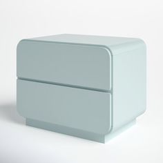 a white box sitting on top of a table