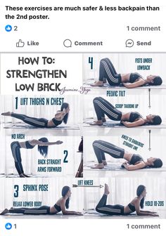 Back Strengthening, Yoga Tutorial, Dog Yoga, Lower Back Exercises, Basic Yoga, Types Of Yoga, Back Pain Exercises, Yoga Exercises, Adventure Motorcycling