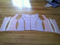 Rapunzel Bodice Pieces by ~AllenGale on deviantART Diy Costume, Diy Costumes, Two Piece Skirt, Doll Clothes, Skirt Set, The Way, Two Piece Skirt Set