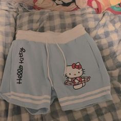 Unworn Blue Hello Kitty Shorts. I Don’t Remember Original Price Hello Kitty Shorts, Blue Hello Kitty, Cute Shorts, Shorts Athletic, Athletic Shorts, Hello Kitty, Color Blue, Kitty, Womens Shorts