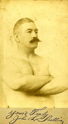 an old - fashioned photo of a man with a moustache on his chest