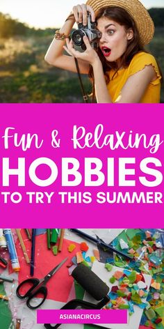 Explore the most relaxing and creative hobbies to try this summer. Not sure about what hobbies you should try? Don’t worry, our list will also help you find super fun and productive hobbies to make money this summer. Cheap Hobbies, Family Party Games