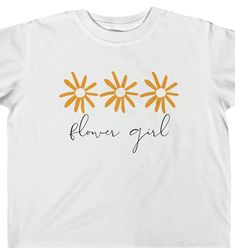 This flower girl shirt is a special gift for your flower girls. This tee is soft and perfect for a toddler's sensitive skin. With a durable, high-quality print, it's a perfect fit for your special one. PRODUCT DETAILS & SIZING -100% combed, ring-spun cotton (fiber content may vary for different colors)  Light fabric (4.5 oz/yd² (153 g/m - Classic fit - Tear-away label - Runs true to size SIZING  2T is 12 in width x 15.5 in length and has a 4.75 in sleeve length 3T is 13 in width x 16.5 in length San Jose, Flower Girl Shirt, Petal Patrol, Security Shirt, Flower Girl Shirts, Flower Girl Outfit, Meeting Planner, Gift Flower, Wedding Shirts