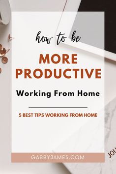 i am so glad i found these amazing tips on how to be productive at home because i just started a home office and i was struggling with how to be productive in the morning and how to be more productive all day! these tips were so helpful with productive things to do at home! #productivitytips #productivethingstodo #productivemorningroutine