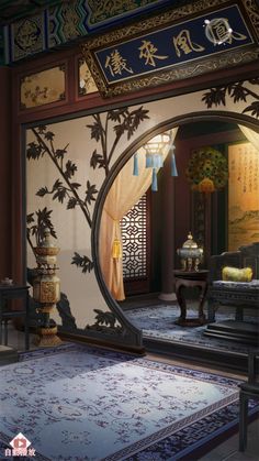 Bedroom Ideas Spring, Traditional Chinese House Interior, Chinese House Interior, Valentines Decorations For Home, 2023 Home Interior, Traditional Chinese House, Chinese Interior Design, Asian Interior Design, Chinese House