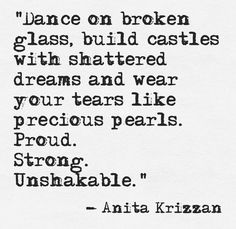 22 Quotes for Anyone Battling Anxiety and Depression But you WILL win it. Remember that you’re always stronger than your battle. You may feel broken, but you aren’t tossed aside either. You are still the same person, just like it’s the same bowl — just tougher. And the fact that you do it daily … Difficult Times Quotes, Shattered Dreams, Quotes Of The Day, Get To Know Me, Long Live, Love Words, Inspirational Quotes Motivation, Image Quotes, Meaningful Quotes