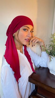 Fashion head scarf that is a quality ribbed fabric and any of our 7 beautiful color choices can match your wardrobe . Personal gift to say thank you or I love you. Uptown Girl Headwear brand ❤️Fits head size circumference 21-24 inches: Medium Large XL Jersey knit fabric ❤️Back of Scarf is closed, and covers neck ❤️Adjustable ties are approximately 14 inches ❤️Ties can be wrapped or tied in many ways: To the side, on top, in a bun or around. ❤️Slip on style. Slips on like a hat because it is pre tied or elasticized and gathered at the back ❤️Slips on like a hat. Easy on easy off ❤️Made in USA Features: Very soft Jersey Knit ribbed fabric, with good stretch ❤️Designed by Uptown Girl Headwear New York  Uptown Girl Headwear is a manufacturer and distributor of modern, stunning, quality Head Sc Cap Long Hair, Cover Hair, Hair Covering, Head Scarf Tying, Ladies Head Scarf, Scarf Knots, Hair Wrap Scarf, Scarf Tie, Head Scarf Styles