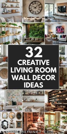 Small Living Room Wall Decor Ideas, Decorating Walls In Living Room, Living Room Inspiration Rustic, Unique Wall Decor Ideas, Organization Living Room, Living Room Wall Decor Ideas, Sitting Room Decor, Room Wall Decor Ideas, Family Room Walls