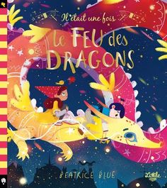 a book cover with an image of a dragon flying through the air and stars in the sky