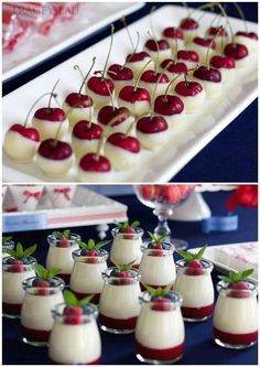 the desserts are ready to be eaten at the party or for everyone to enjoy