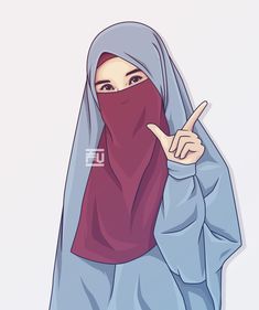 a woman wearing a hijab making the peace sign