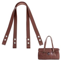 PRICES MAY VARY. Size: The PU leather straps are about 19mm/0.75 inch wide, 70.6cm/27.8 inch long and 3.5mm/0.14 inch thick, 2pcs in the package. The leather handles can help you complete the renovation of your handbags, shoulder bags, underarm bags, etc. Easy to Operate: Both ends of the strap are equipped with snap buckles, and the strap can be fixed on the bag with just a simple press. You can use your imagination to DIY your personalized messenger bag, clutch bag, bucket bag and more. Reliab Handbag Repair, How To Make Purses, Pu Leather Bag, Saddle Brown, Underarm Bag, Handmade Bag, Bag Handmade, Bag Handle, Leather Handles