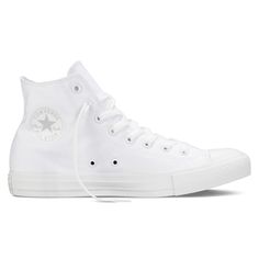 Shoes Sneakers Converse, White High Top Converse, White Canvas Shoes, Leather Converse, Converse Trainers, Sneakers Converse, Converse White, White Converse, Star Shoes