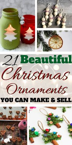 beautiful christmas ornaments to make and sell