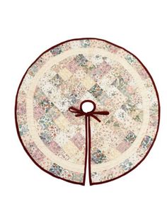 a white and red plate with a bow on it